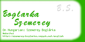 boglarka szemerey business card